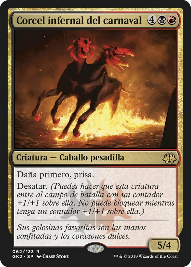 Corcel infernal del carnaval