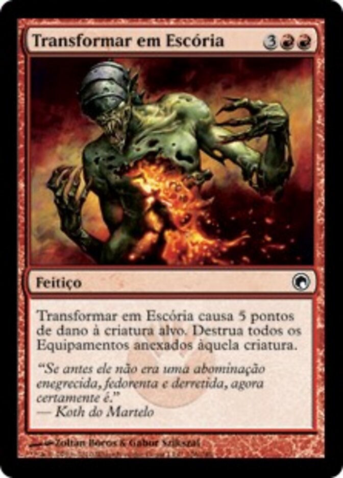 Transformar em Escória