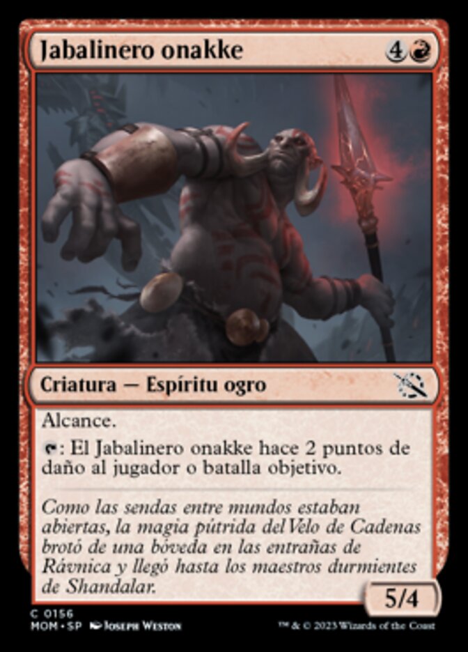 Jabalinero onakke