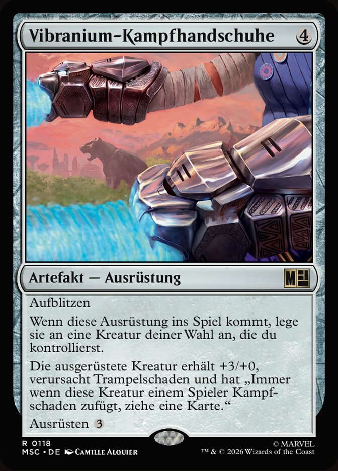 Vibranium-Kampfhandschuhe