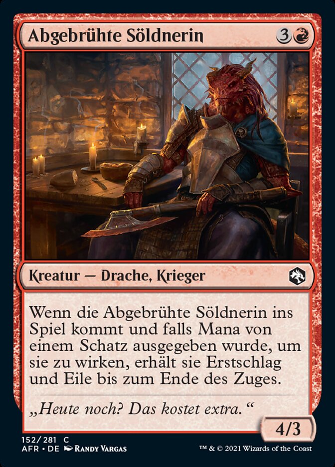 Abgebrühte Söldnerin