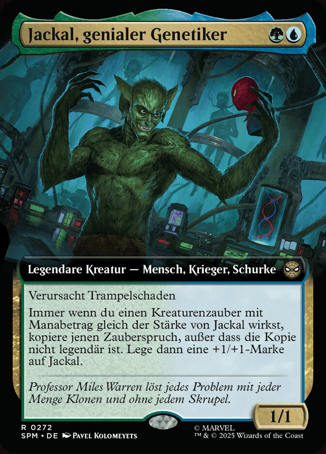 Jackal, genialer Genetiker