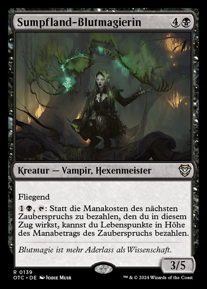 Sumpfland-Blutmagierin