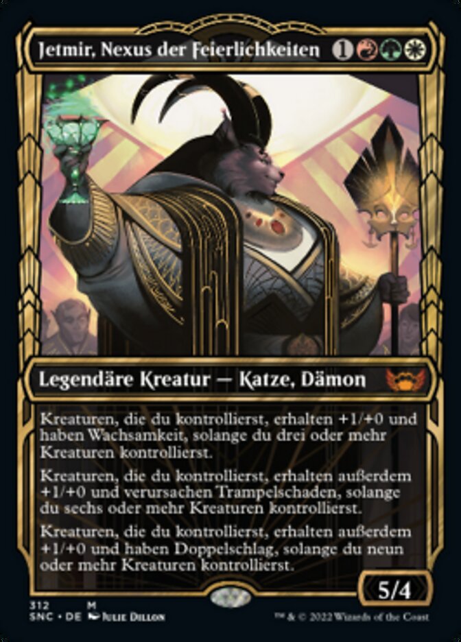 Jetmir, Nexus der Feierlichkeiten