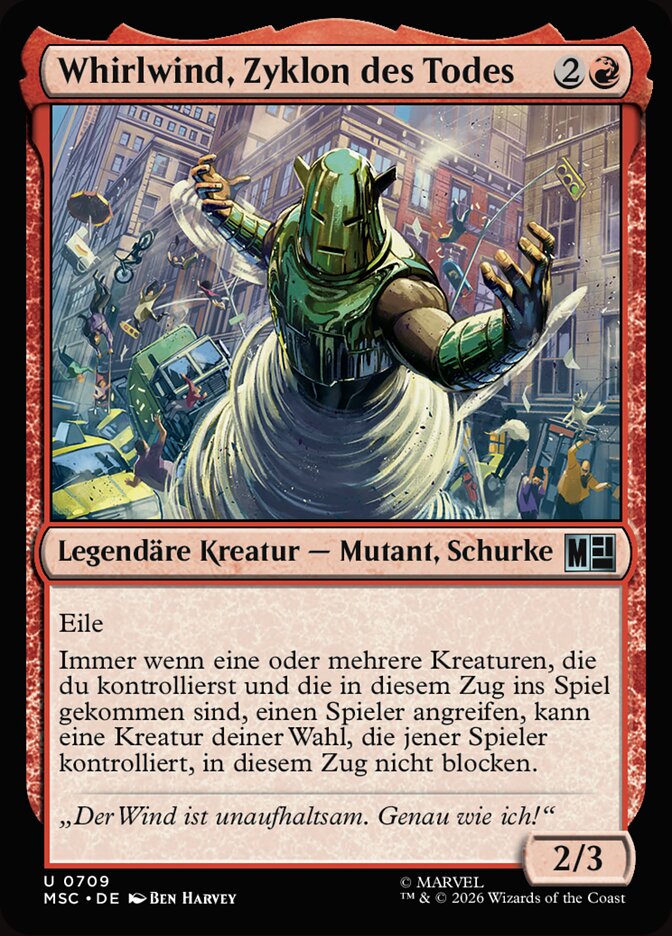 Whirlwind, Zyklon des Todes