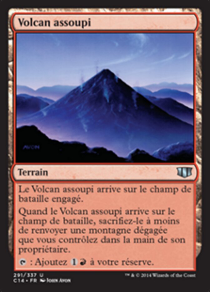 Volcan assoupi