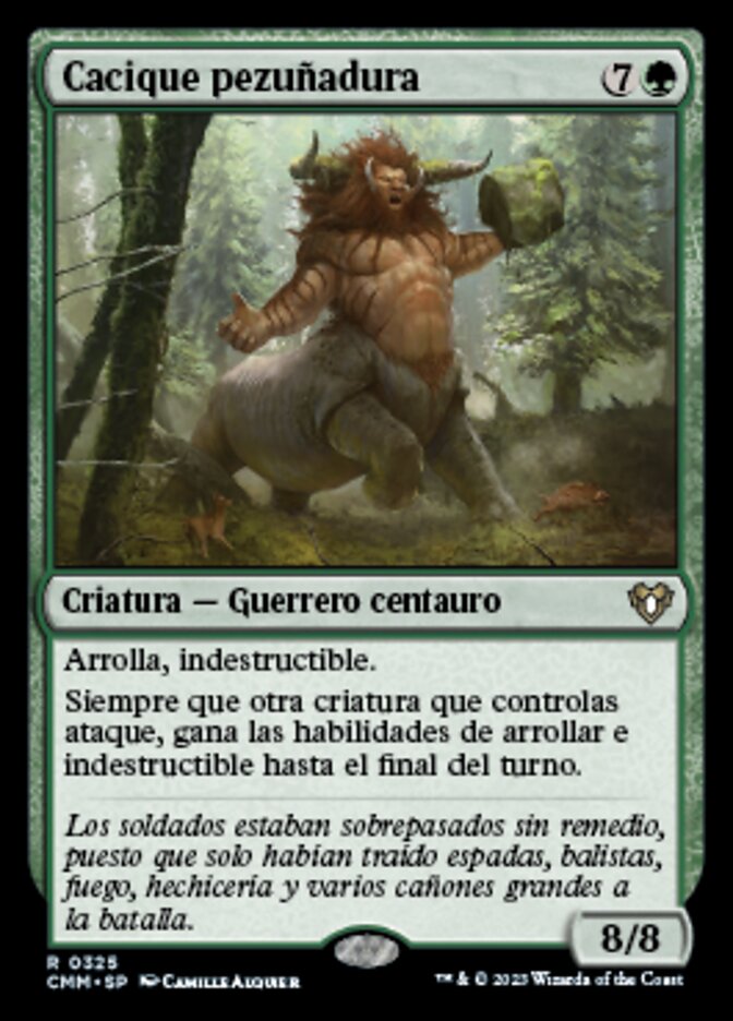 Cacique pezuñadura