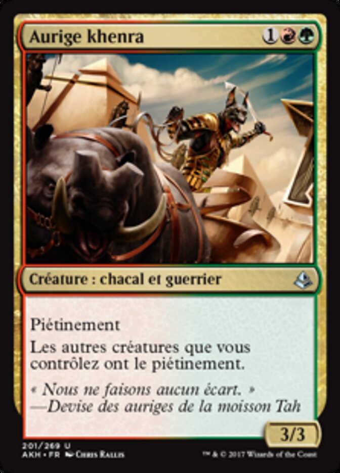 Aurige khenra