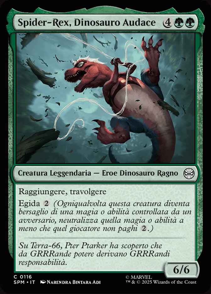 Spider-Rex, Dinosauro Audace