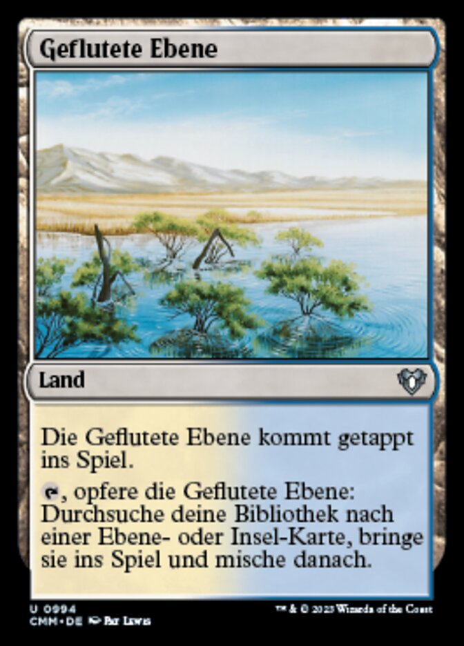 Geflutete Ebene