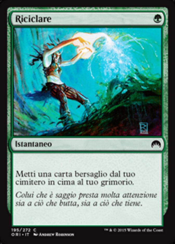 Riciclare