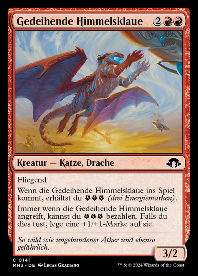 Gedeihende Himmelsklaue