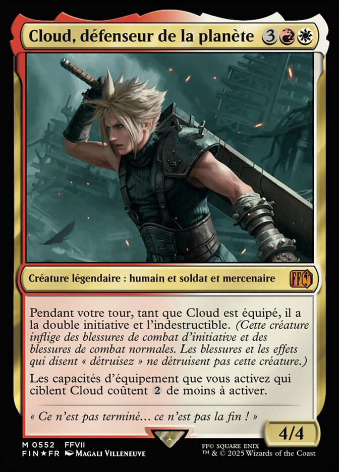 Cloud, défenseur de la planète