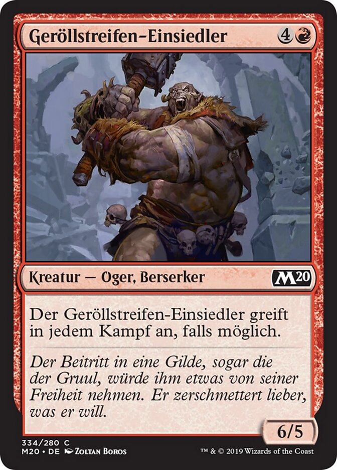 Geröllstreifen-Einsiedler
