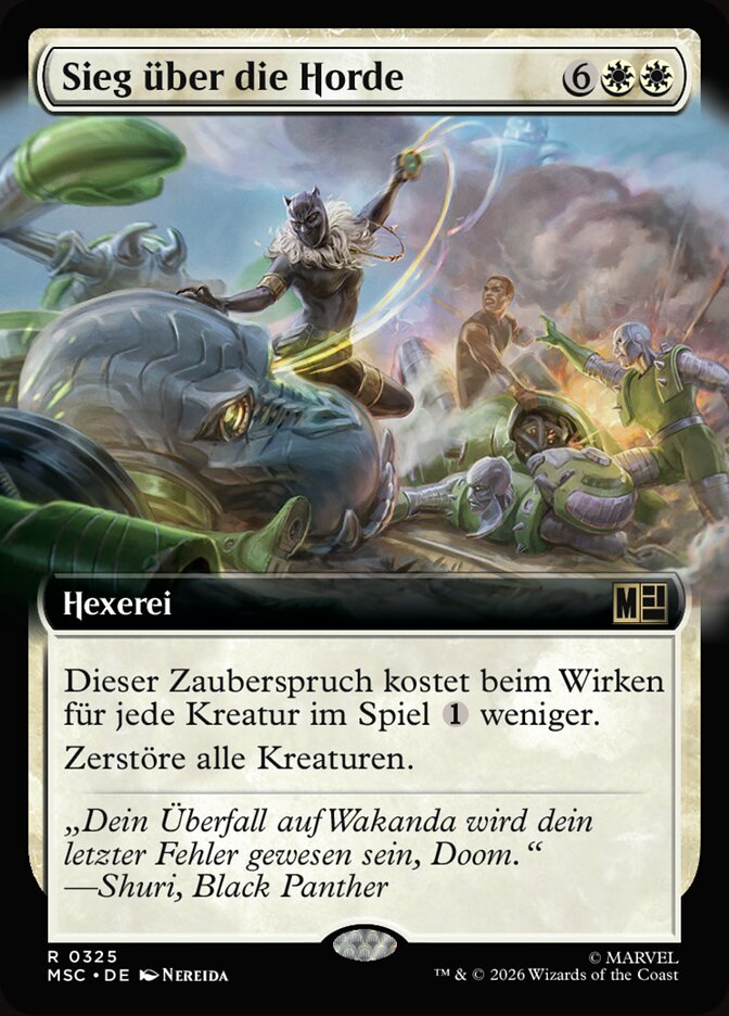 Sieg über die Horde