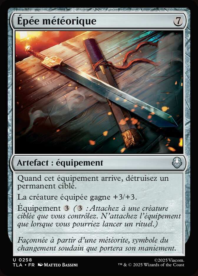 Épée météorique
