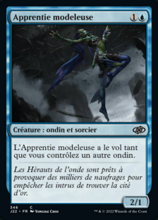 Apprentie modeleuse