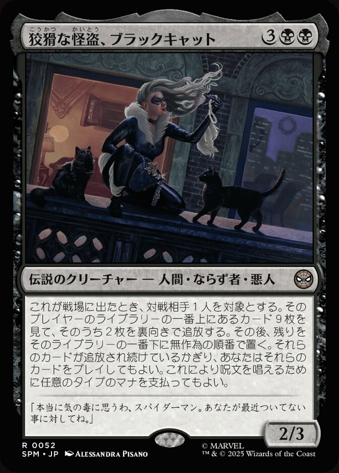 狡猾な怪盗、ブラックキャット