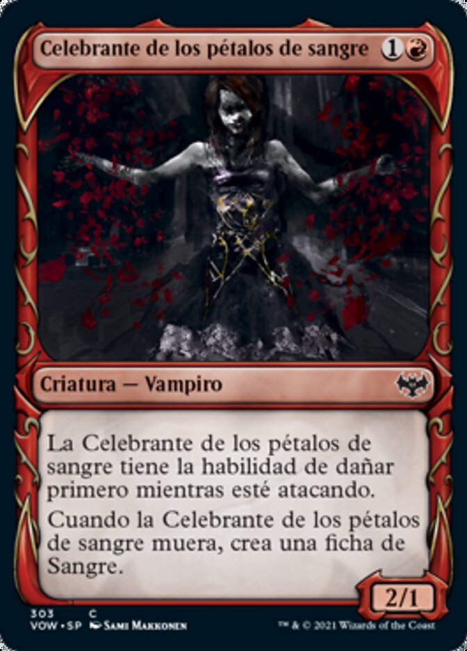 Celebrante de los pétalos de sangre