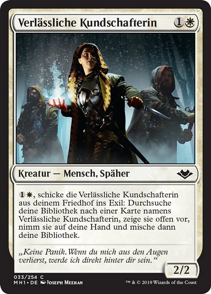 Verlässliche Kundschafterin