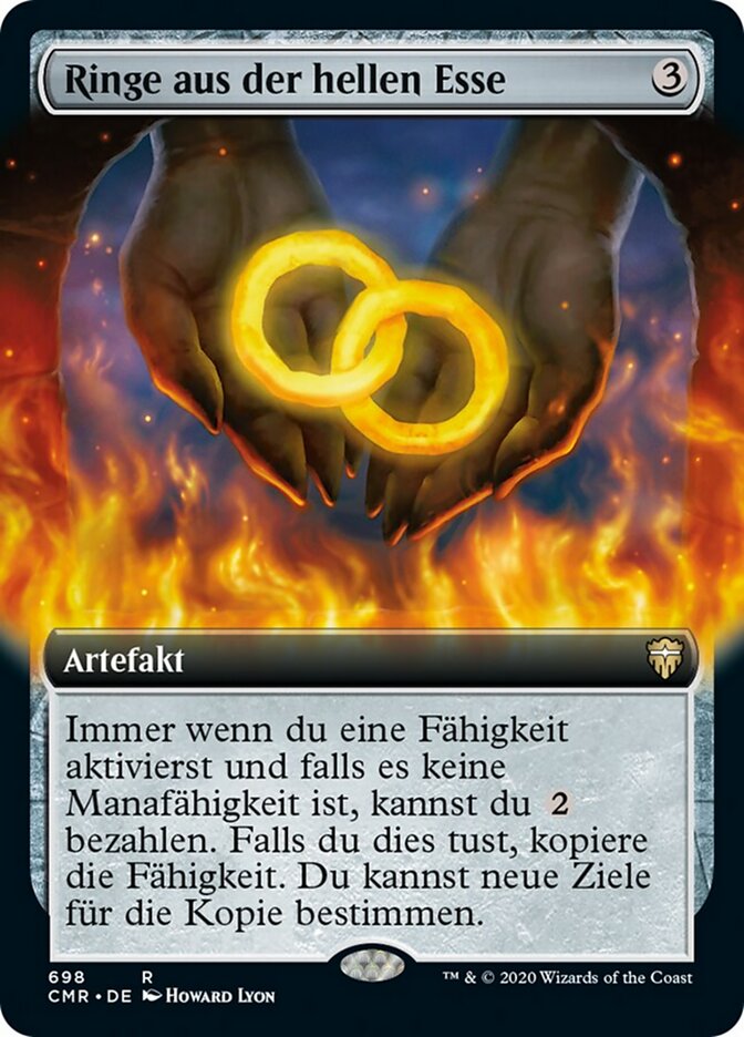 Ringe aus der hellen Esse