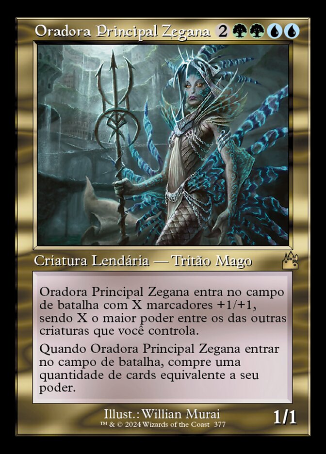 Oradora Principal Zegana