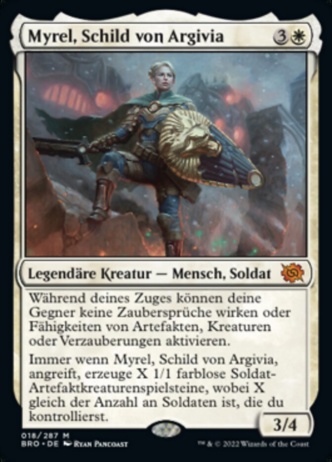 Myrel, Schild von Argivia