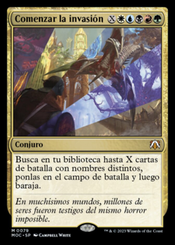 Comenzar la invasión