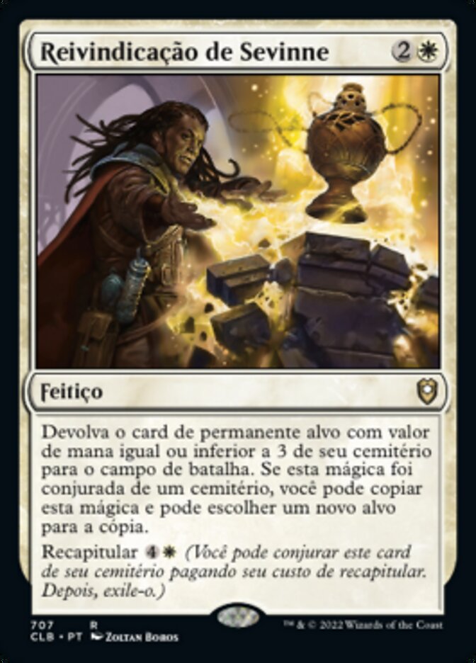 Reivindicação de Sevinne