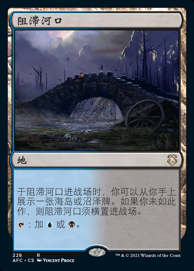 阻滞河口
