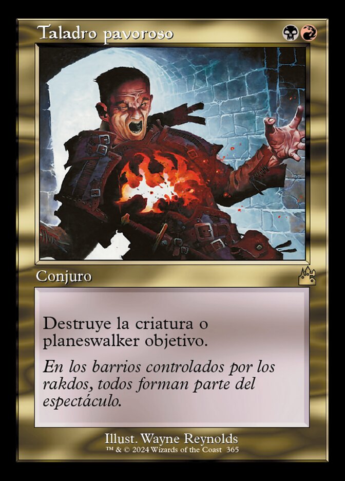 Taladro pavoroso