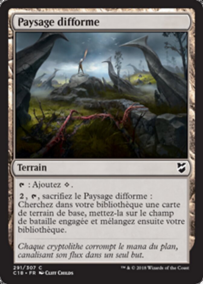 Paysage difforme