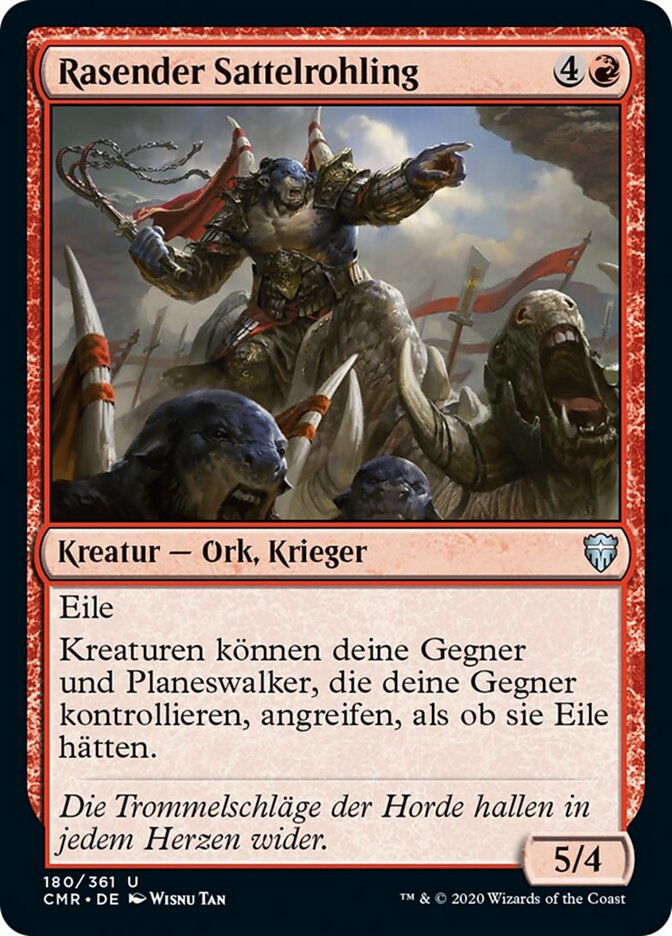 Rasender Sattelrohling