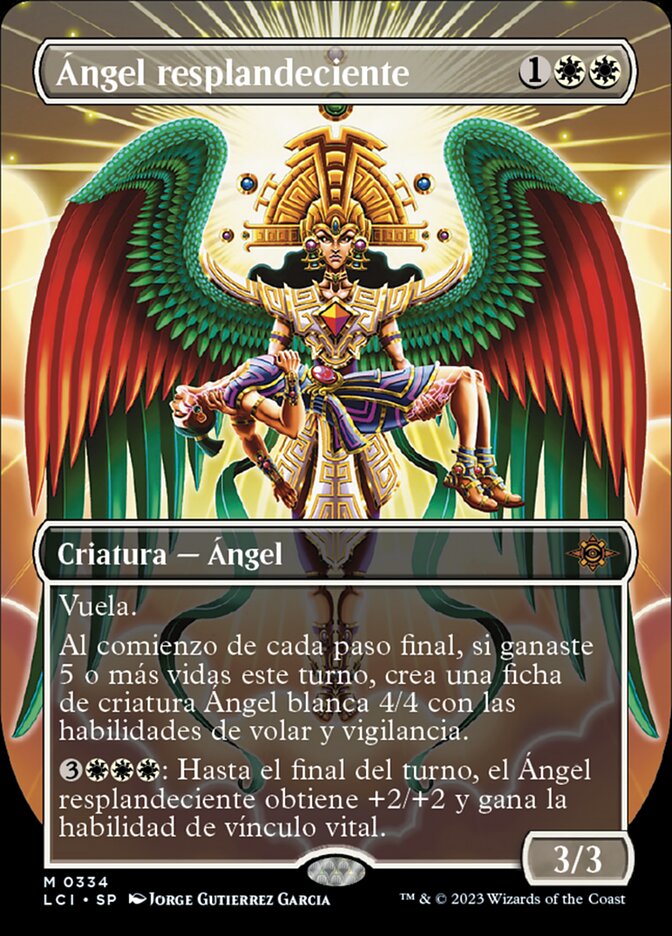 Ángel resplandeciente