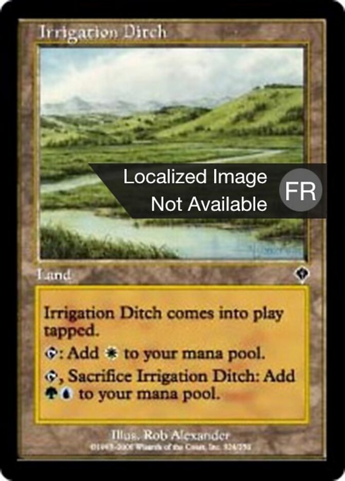 Canal d'irrigation