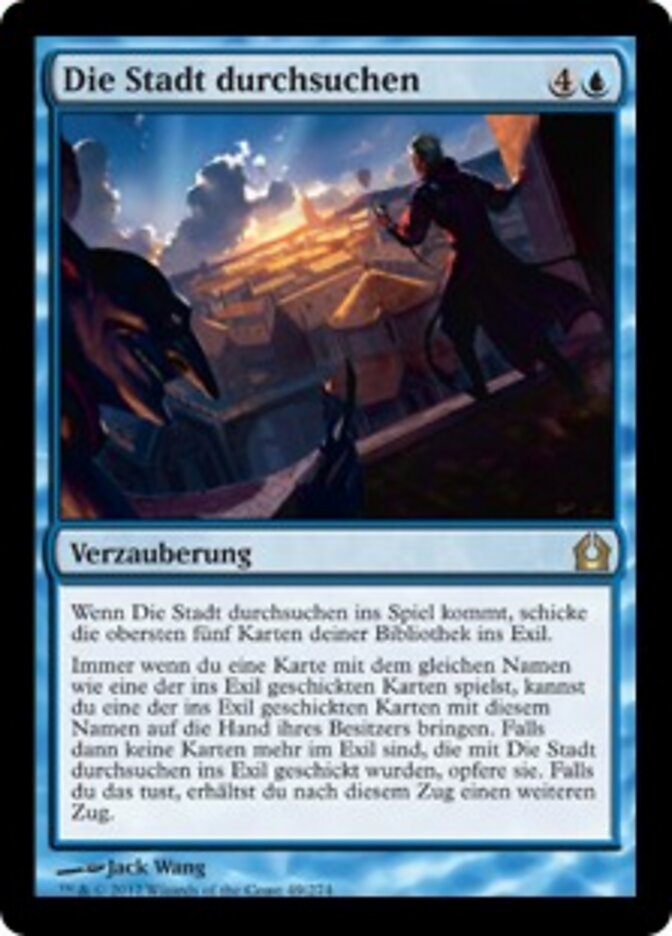 Die Stadt durchsuchen