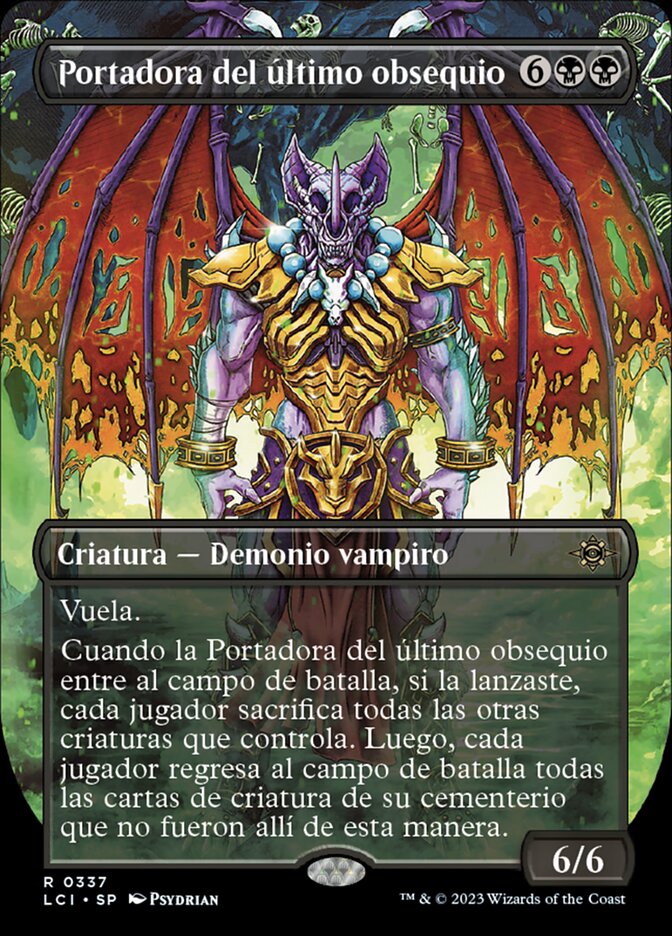 Portadora del último obsequio