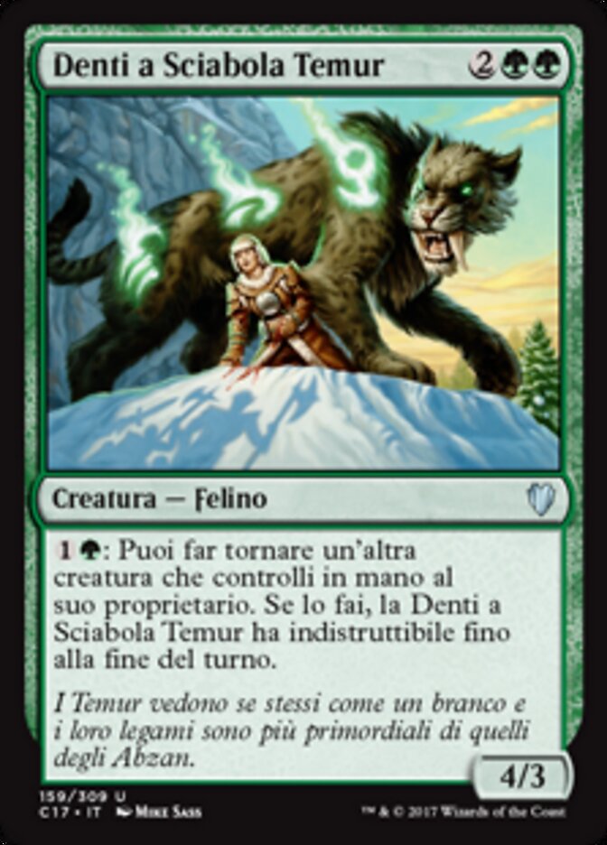 Denti a Sciabola Temur