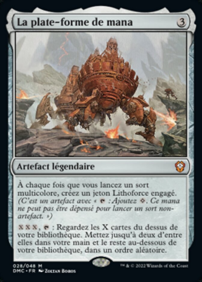 La plate-forme de mana