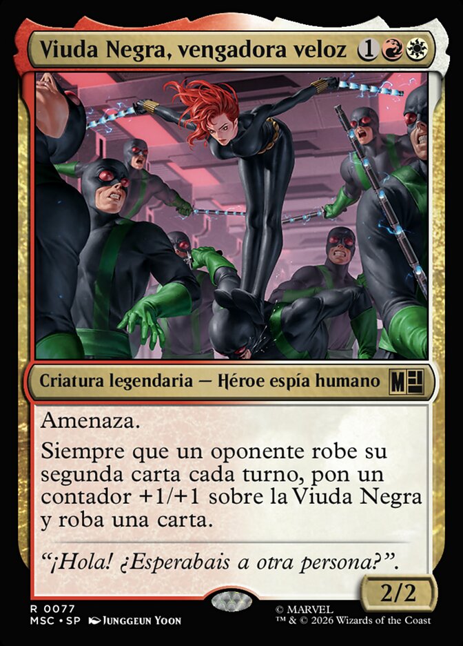 Viuda Negra, vengadora veloz