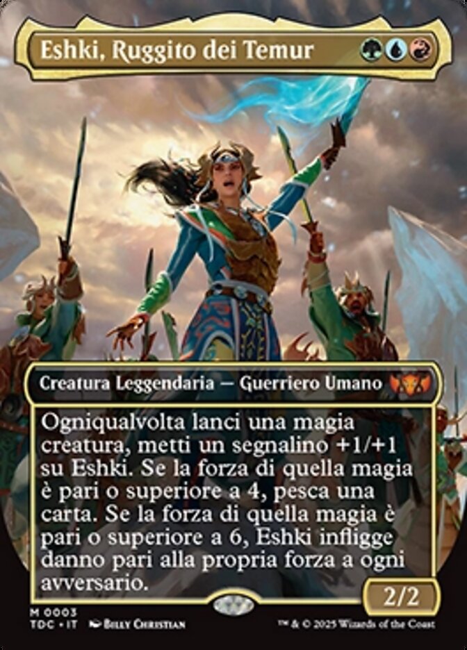 Eshki, Ruggito dei Temur