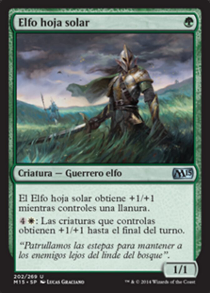 Elfo hoja solar