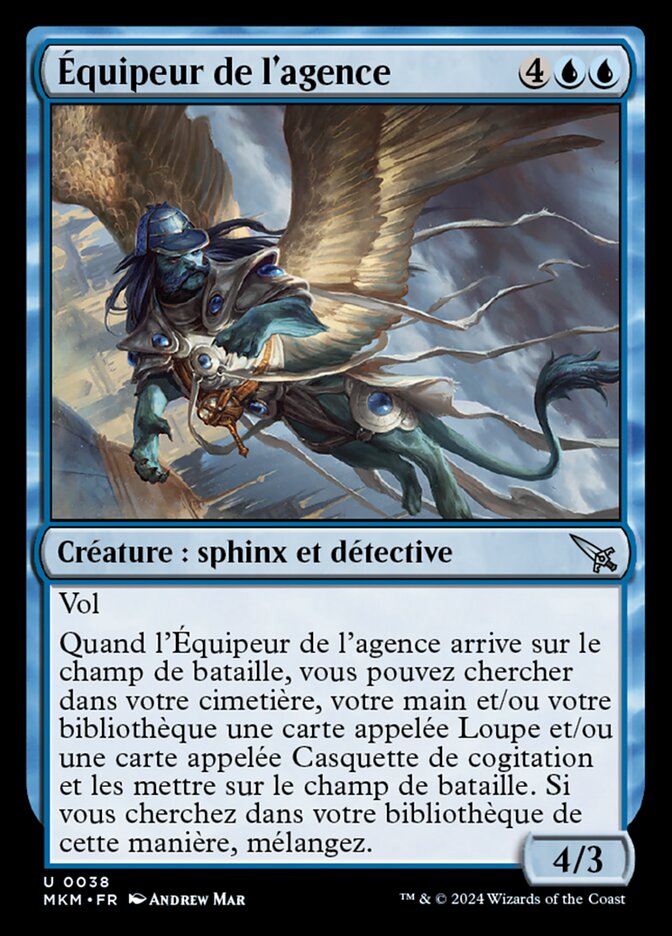 Équipeur de l'agence