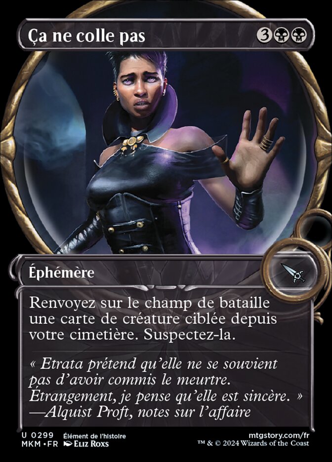 Ça ne colle pas
