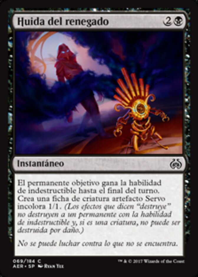 Huida del renegado