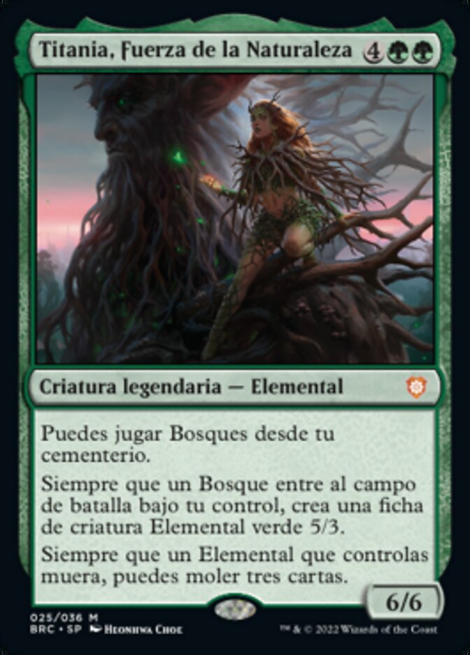 Titania, Fuerza de la Naturaleza