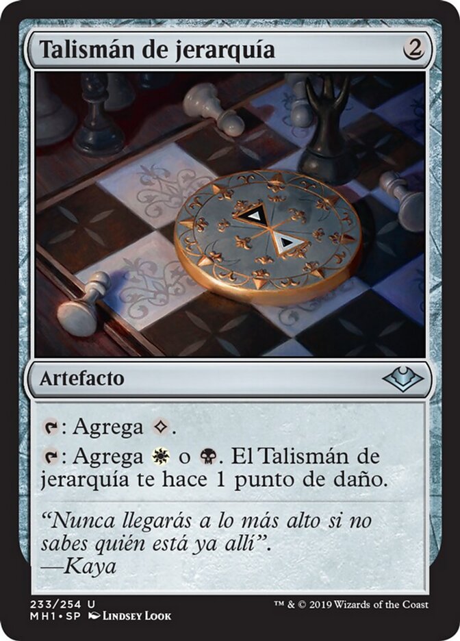 Talismán de jerarquía