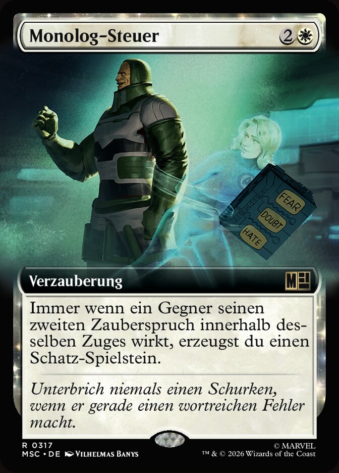Monolog-Steuer