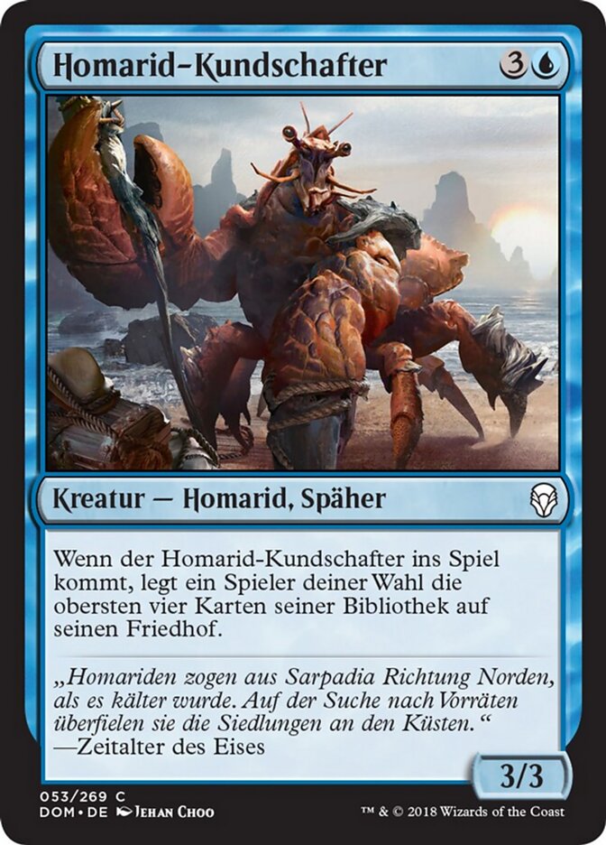 Homarid-Kundschafter