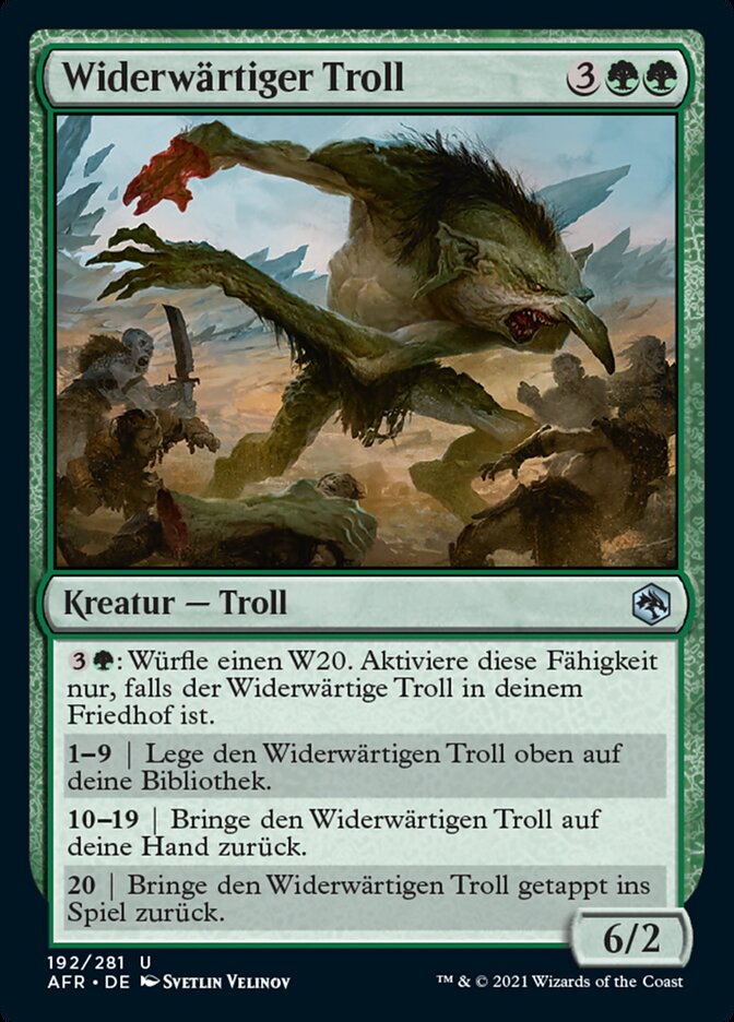 Widerwärtiger Troll